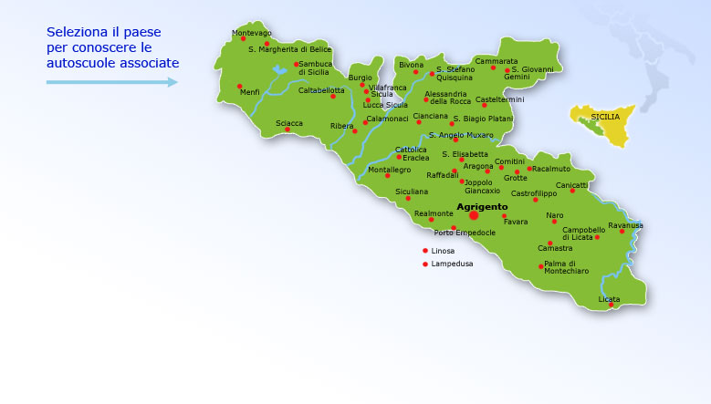 Clicca il paese a te più vicino...